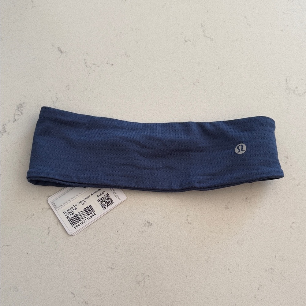 lululemon athletica navy blue headband